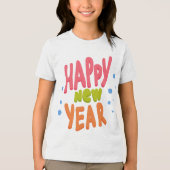 Happy New Year トライブレンドＴシャツ (正面)
