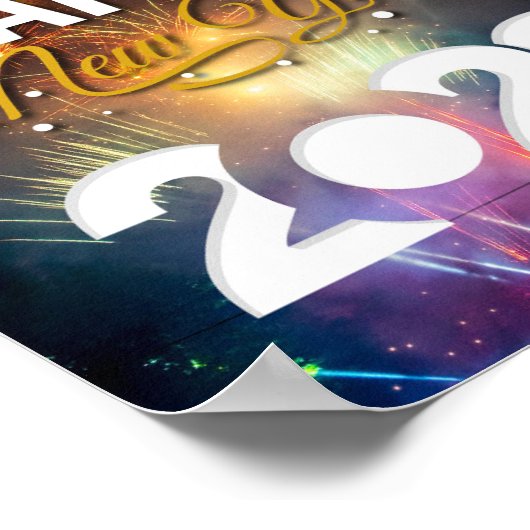 Happy New Year ポスター (角)