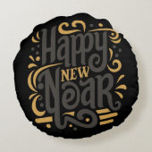 Happy new year ラウンドクッション (裏面)