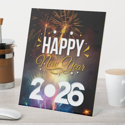 Happy New Year 台座サイン (インサイチュ)