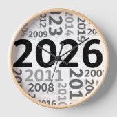 Happy New Year 壁時計 (正面)