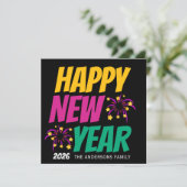 Happy New Year 招待状 (スタンド正面)