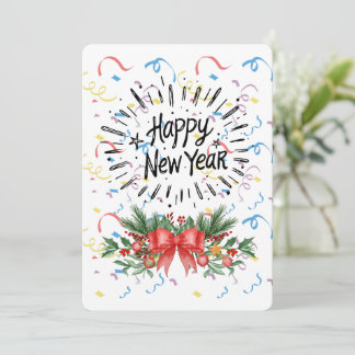 Happy new year 招待状