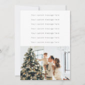 Happy New Year 数々の Photo Collageメッセージカスタム シーズンカード (裏面)