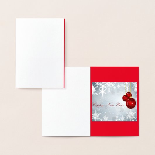 HAPPY  NEW YEAR 箔カード (ディスプレー)