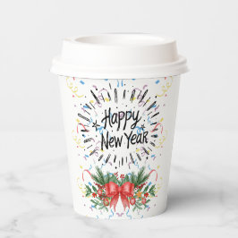 Happy new year 紙コップ