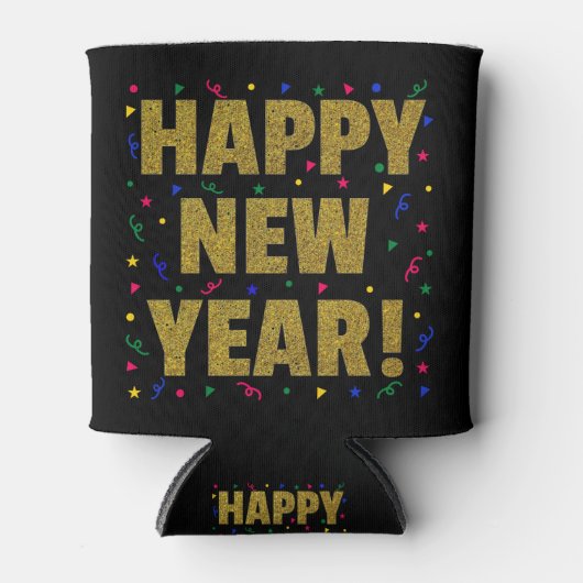 Happy New Year 缶クーラー (正面)