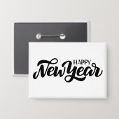 Happy New Year 缶バッジ (正面/裏面)