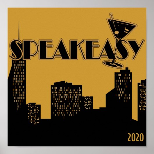 Happy New Year, 1920's Party Poster ポスター (正面)