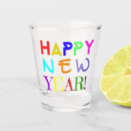 Happy New Year 1.5 oz Shot Glass ショットグラス