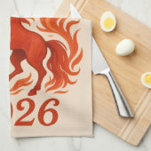 Happy new year 2016 キッチンタオル (四つ折り)