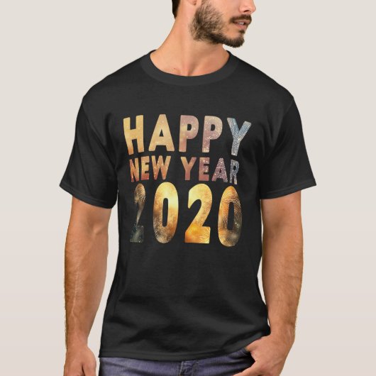 Happy New Year 2020 Tシャツ (正面)