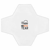 Happy New Year 2022 サッカーボール (フラット)