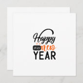 Happy New Year 2022 ノートカード (正面/裏面)