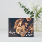 Happy New Year 2023 Script Full Photo ポストカード (スタンド正面)