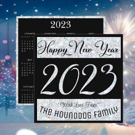 Happy New Year 2023 with Calender Card ノートカード