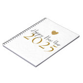 Happy New Year 2025ノートブック ノートブック (左側)