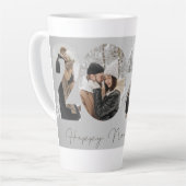 Happy New Year 2025 カフェラテマグ (左アングル)