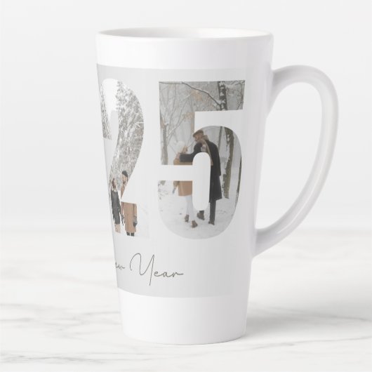 Happy New Year 2025 カフェラテマグ (右)