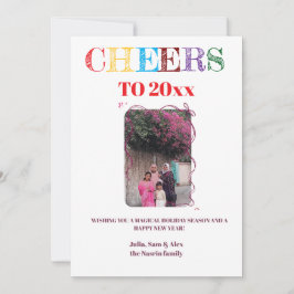 Happy New Year 2025 Family Greeting シーズンカード