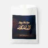 Happy New Year 2025 Fireworks Sparkling フェイバーバッグ (正面)