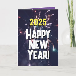 Happy New Year 2025 Send via文字ダウンロード シーズンカード