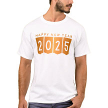 Happy New Year 2025 TシャツウィメンズTシャツ。
