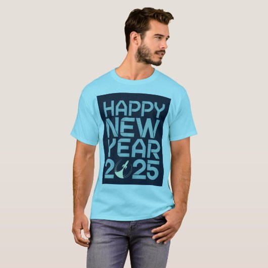 Happy New Year 2025 Tシャツ (正面フル)
