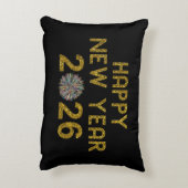 Happy New Year 2026 アクセントクッション (裏面(縦))