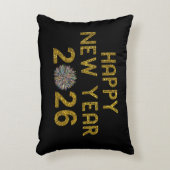 Happy New Year 2026 アクセントクッション (正面(垂直))