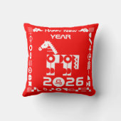 Happy New Year 2026 クッション (裏面)