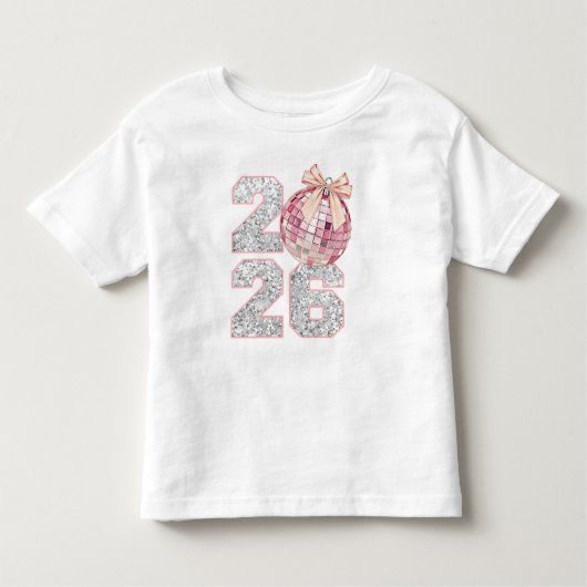 Happy New Year 2026 トドラーTシャツ (正面)