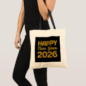 Happy New Year 2026 トートバッグ (正面(商品))