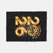 Happy New Year 2026 フリースブランケット (正面(横))