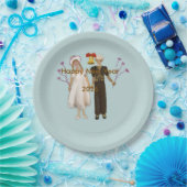 Happy New Year 2026 ペーパープレート (パーティー)