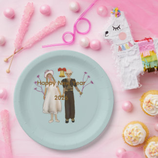 Happy New Year 2026 ペーパープレート