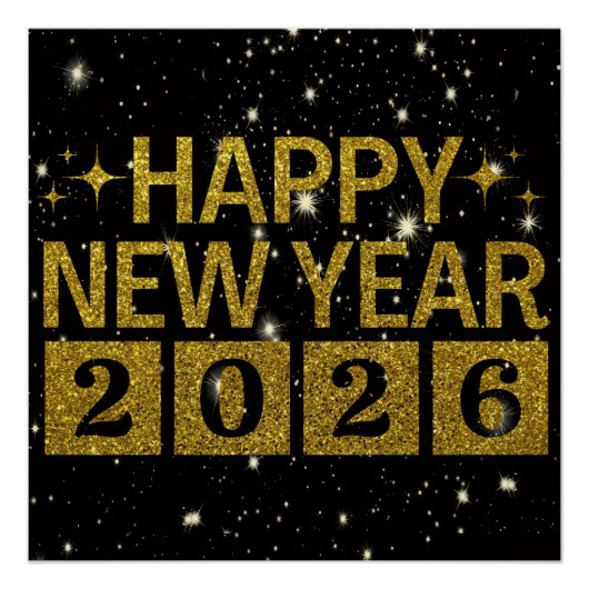 Happy New Year 2026 ポスター (正面)