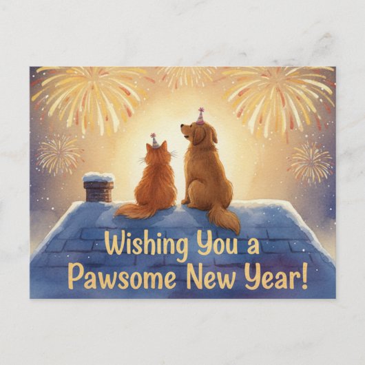 HAPPY NEW YEAR 2026  ポストカード (正面)