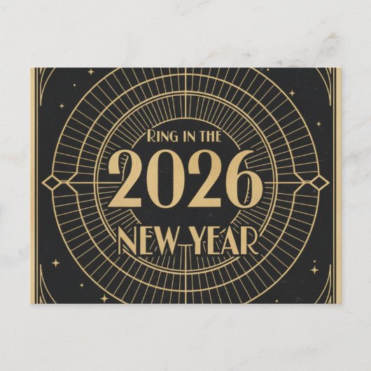 HAPPY NEW YEAR 2026 ポストカード (正面)