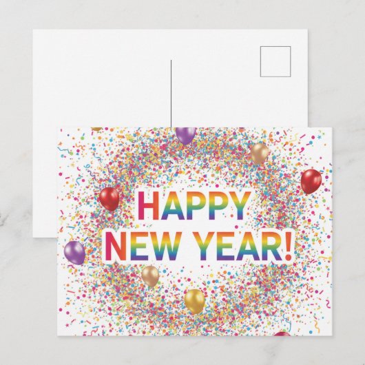 HAPPY NEW YEAR 2026  ポストカード (正面/裏面)