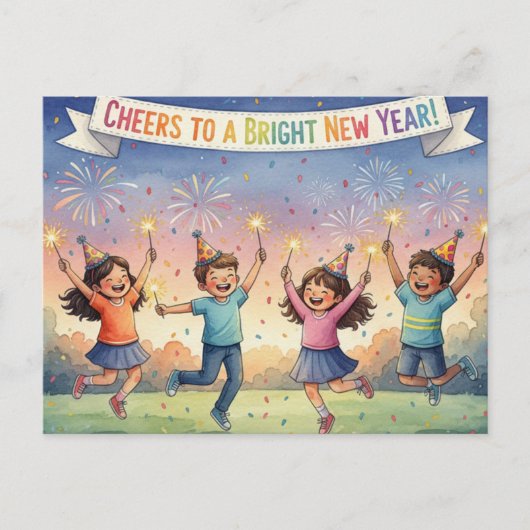 HAPPY NEW YEAR 2026  ポストカード (正面)