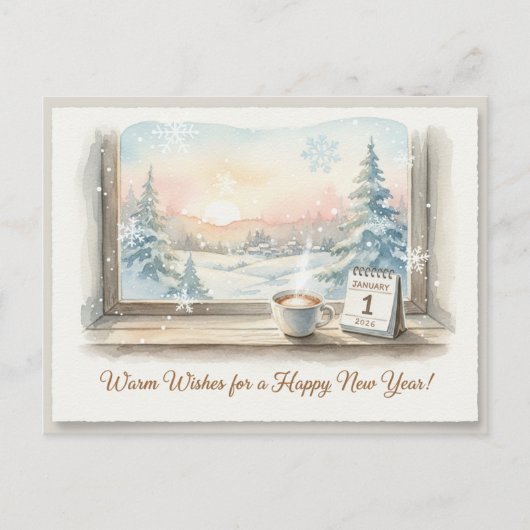 HAPPY NEW YEAR 2026  ポストカード (正面)