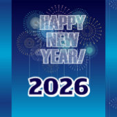 Happy New Year 2026 ワインラベル