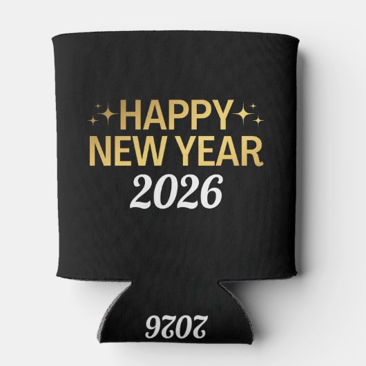Happy New Year 2026 缶クーラー (裏面)