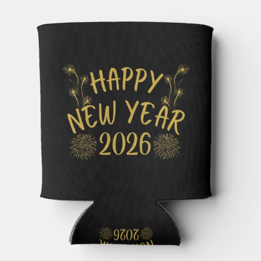 Happy New Year 2026 缶クーラー (裏面)