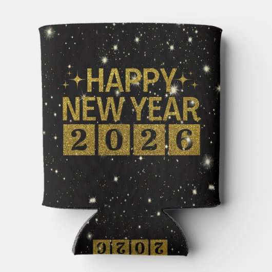 Happy New Year 2026 缶クーラー (裏面)
