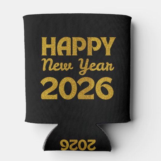 Happy New Year 2026 缶クーラー (裏面)