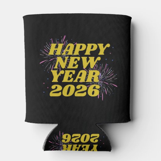 Happy New Year 2026 缶クーラー (裏面)