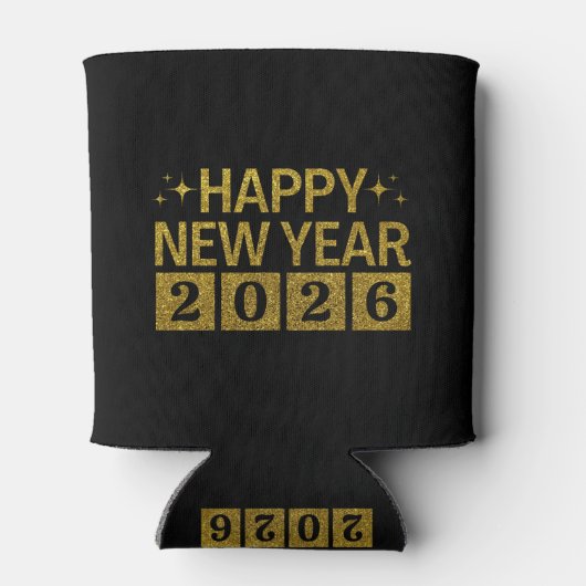 Happy New Year 2026 缶クーラー (裏面)