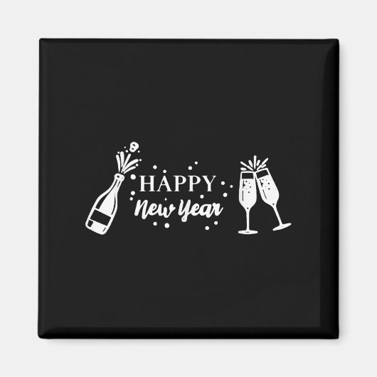 Happy New Year 2026 _1  マグネット (正面)